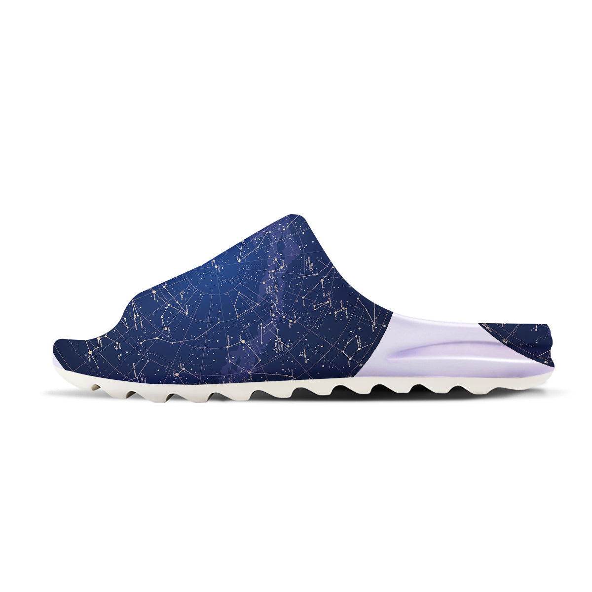 Sky Map Constellation Print Sandals-grizzshop