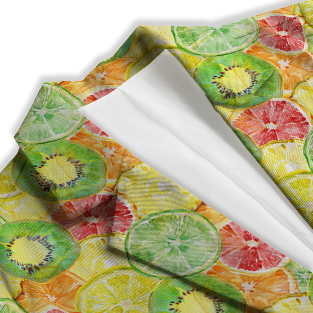 Slices Fruit Orange Print Pattern Women's Blazer-grizzshop