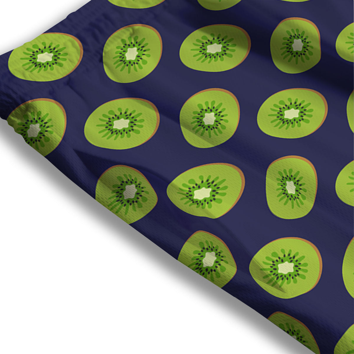 Slices Kiwi Print Pattern Mesh Shorts-grizzshop