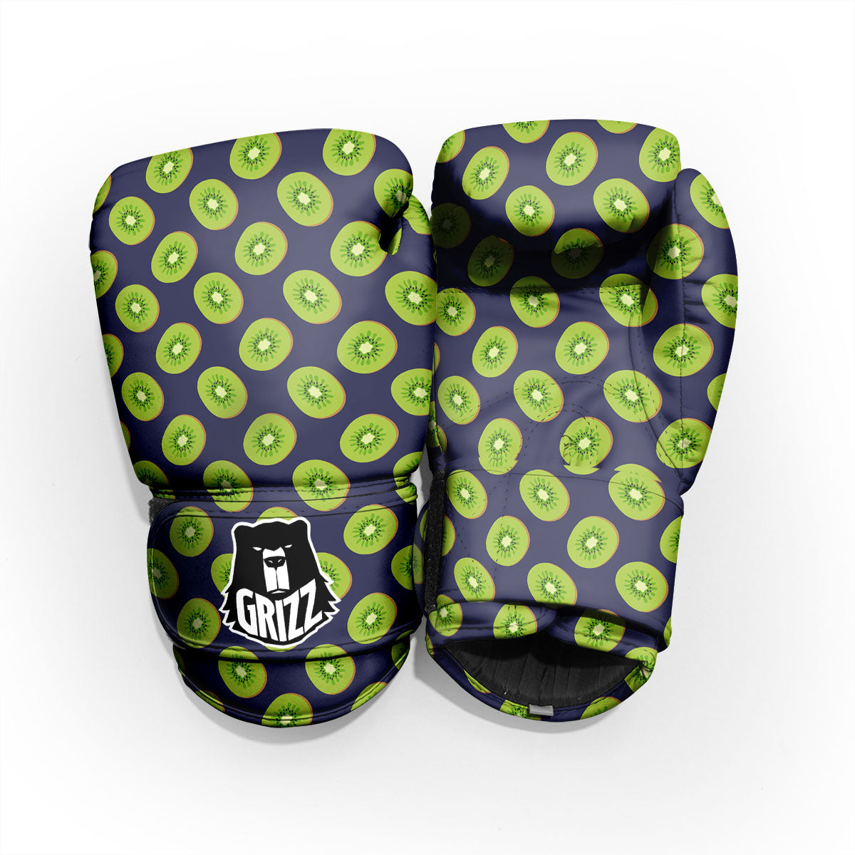 Slices Kiwi Print Pattern Pro Boxing Glove