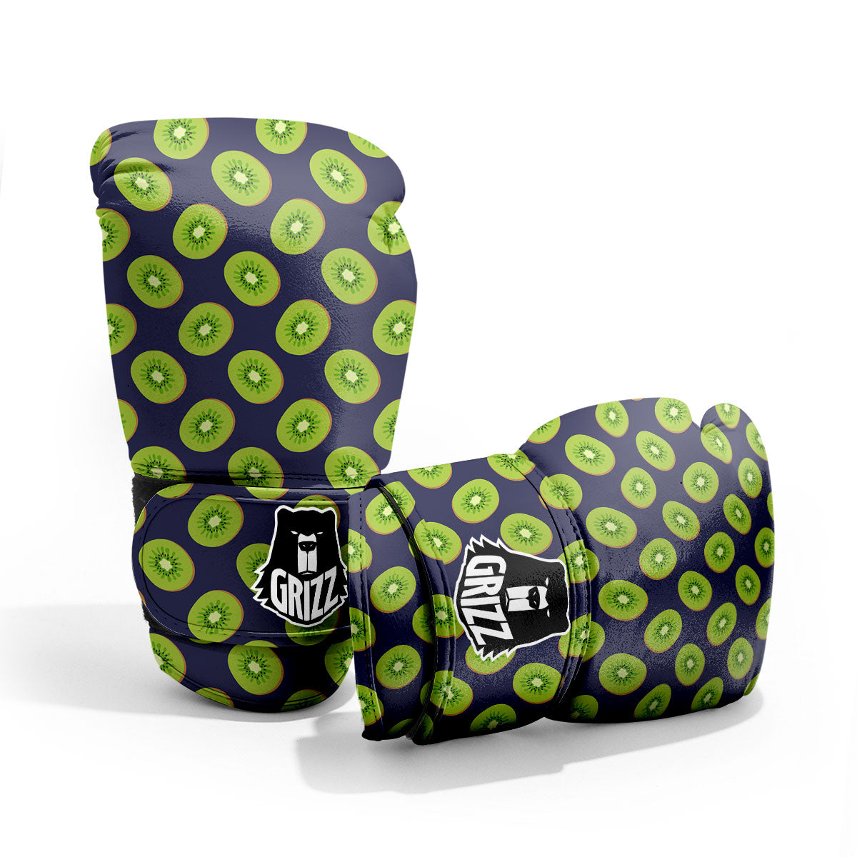 Slices Kiwi Print Pattern Pro Boxing Glove