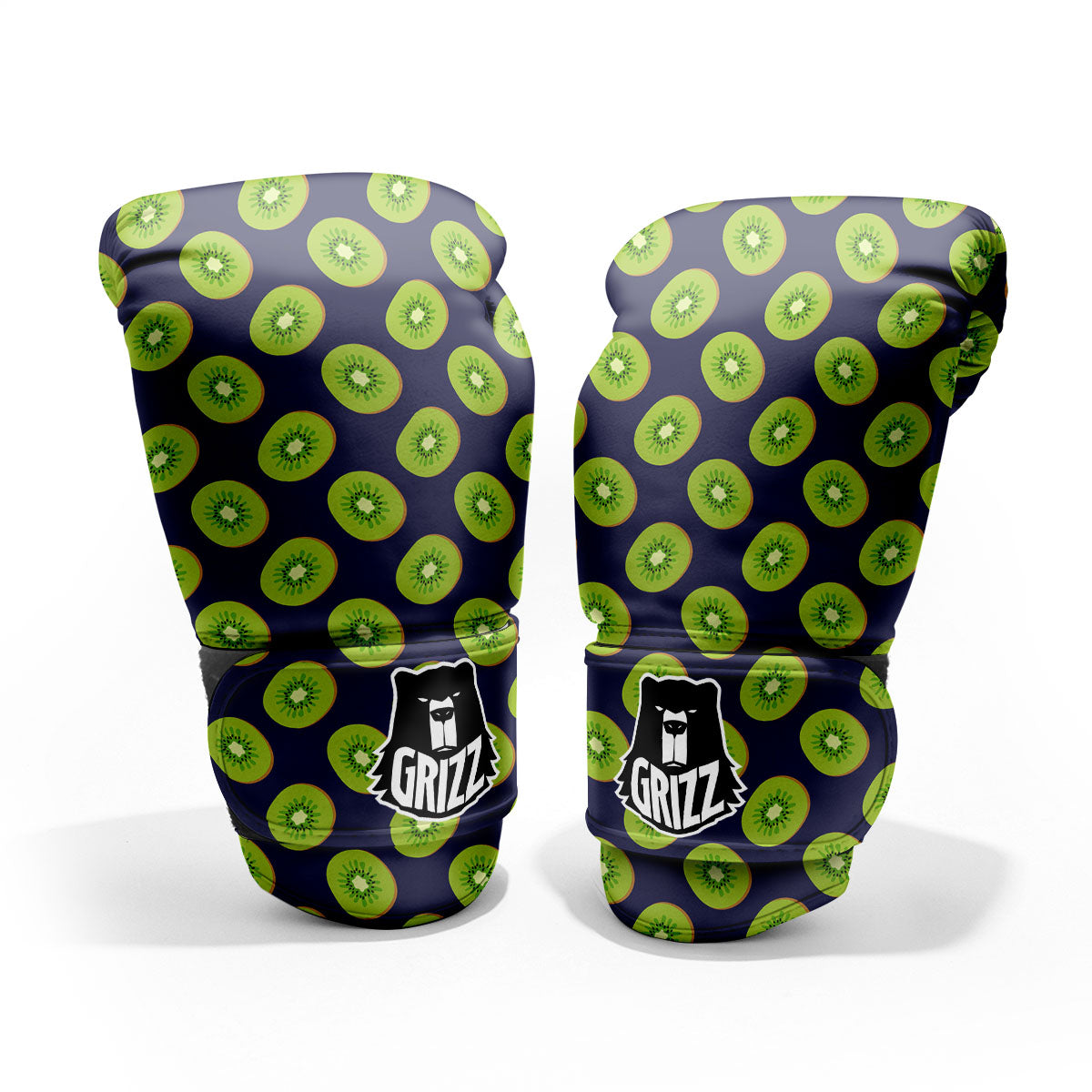 Slices Kiwi Print Pattern Pro Boxing Glove
