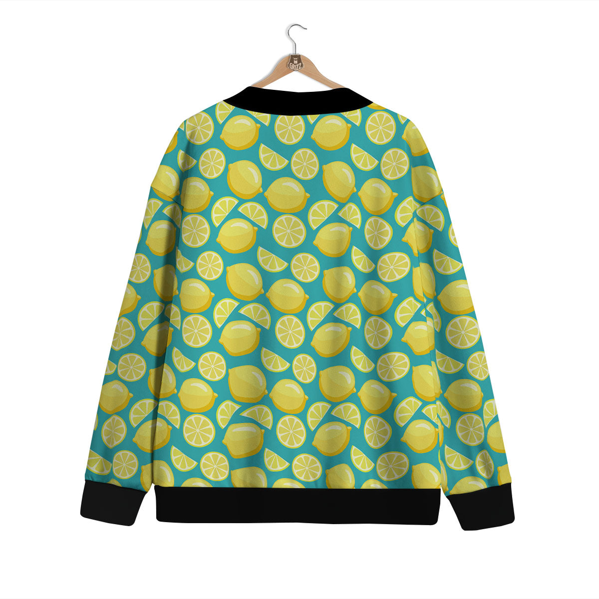 Slices Lime Print Pattern Cardigan-grizzshop