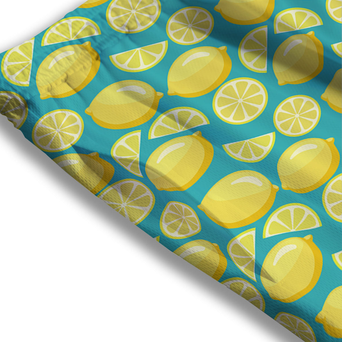 Slices Lime Print Pattern Mesh Shorts-grizzshop