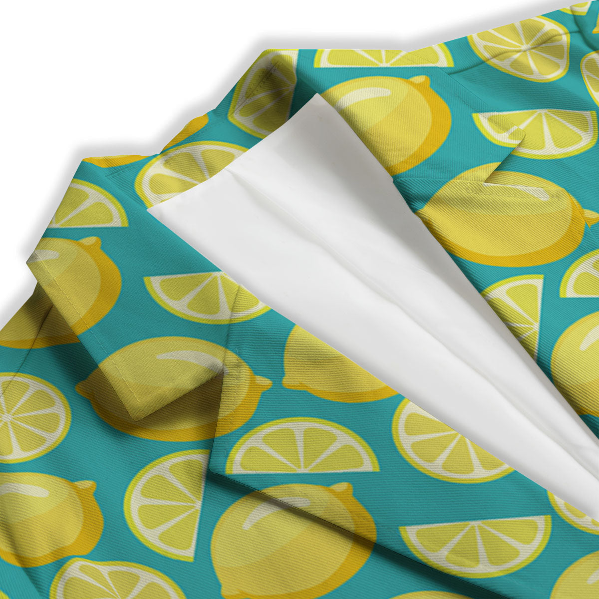 Slices Lime Print Pattern Women's Blazer-grizzshop