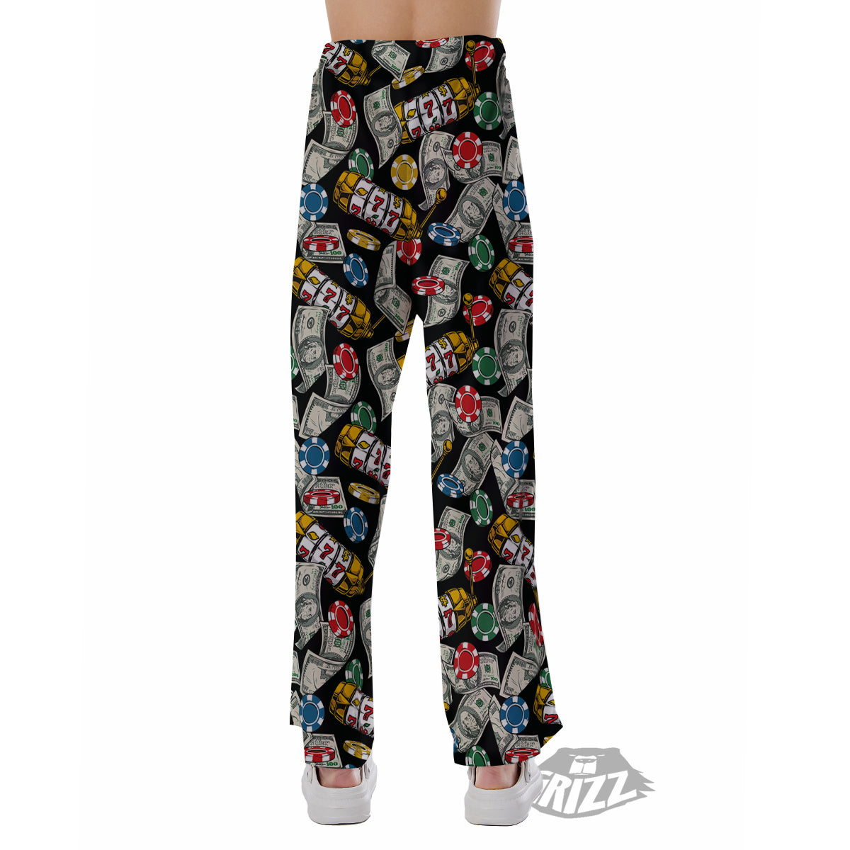 Slot Machines Casino Print Pattern Pajama Pants-grizzshop