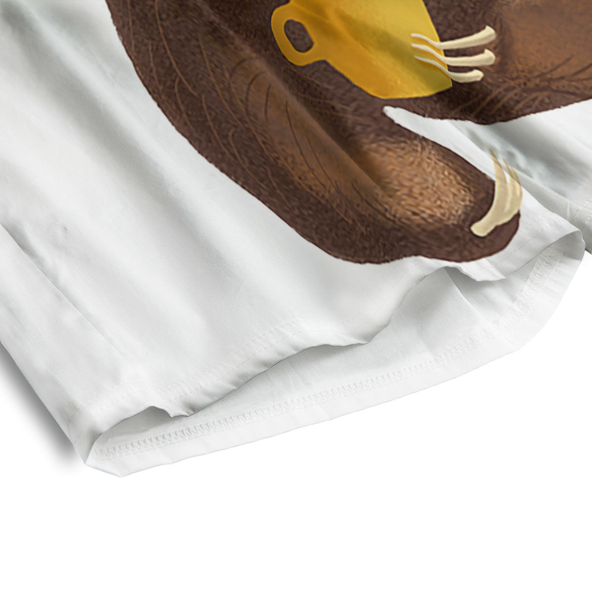 Sloth Happy Print Men's Athletic Shorts