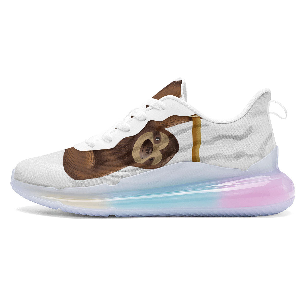 Sloth Happy Print Running Sneakers-grizzshop