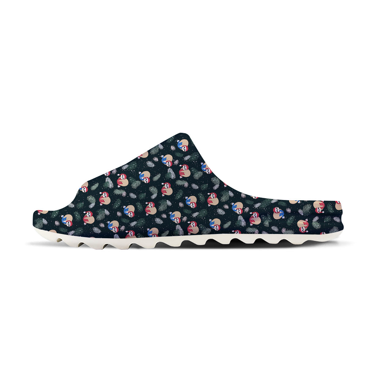 Sloths Sleeping Christmas Print Pattern Sandals-grizzshop