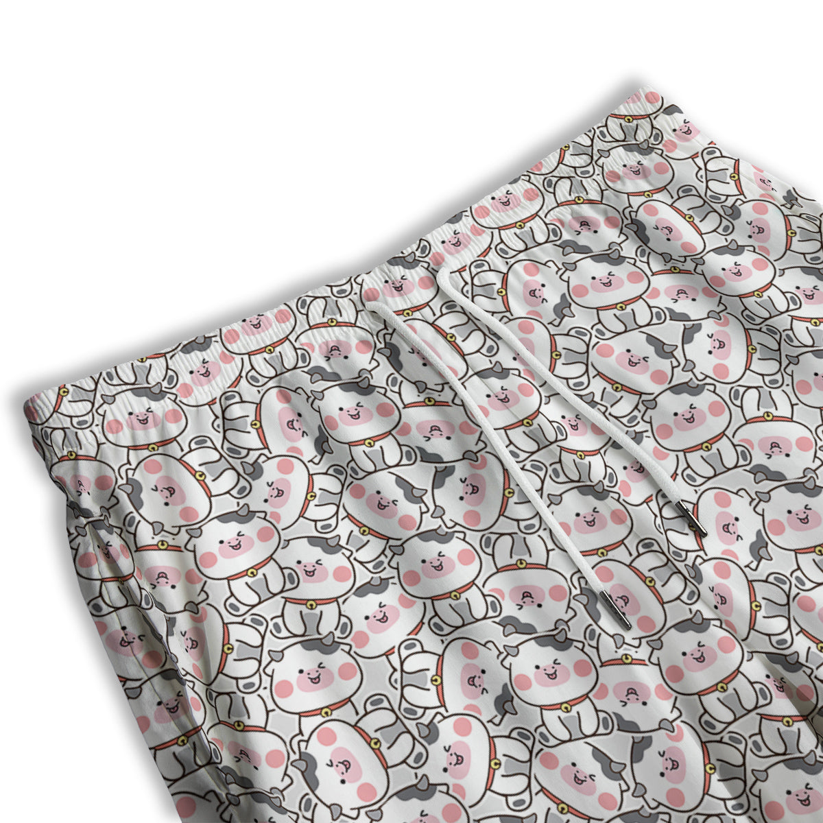 Spots Ladybug Print Pattern Men's Athletic Shorts