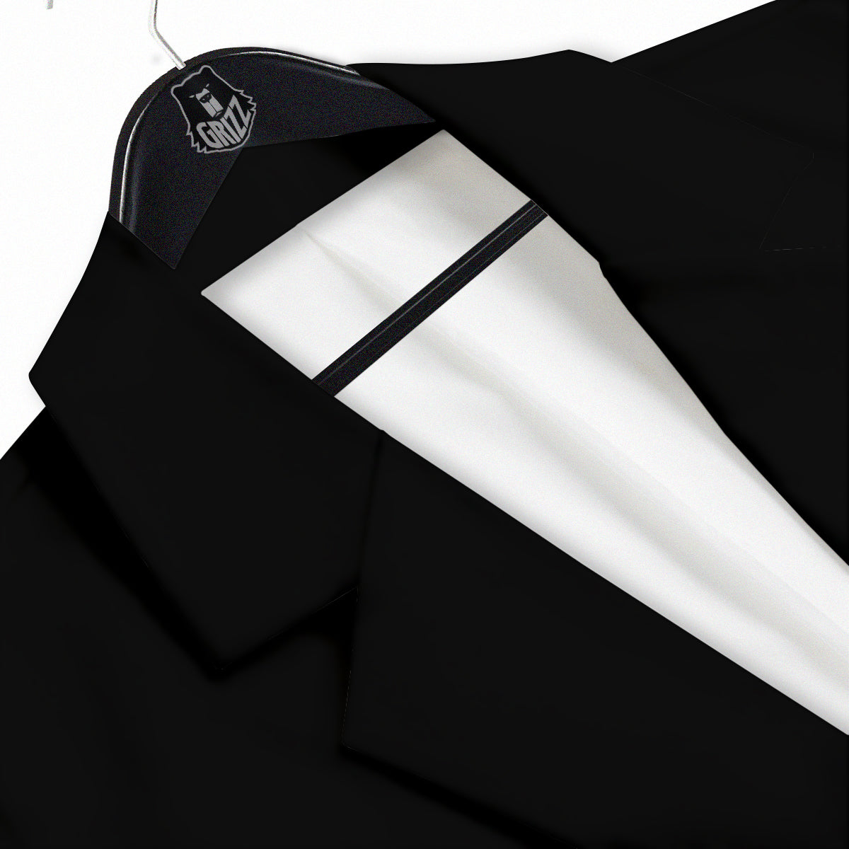 Smiley Face Monster Black Print Men's Sport Coat-grizzshop