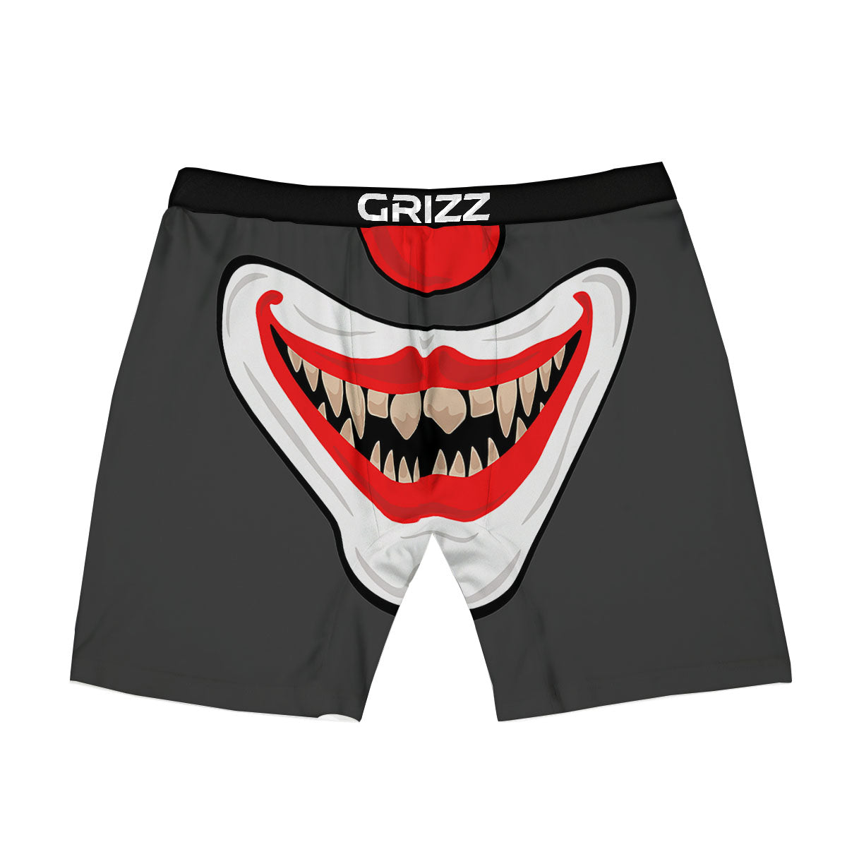 Smiling Clown Halloween Print Boxer Briefs-grizzshop