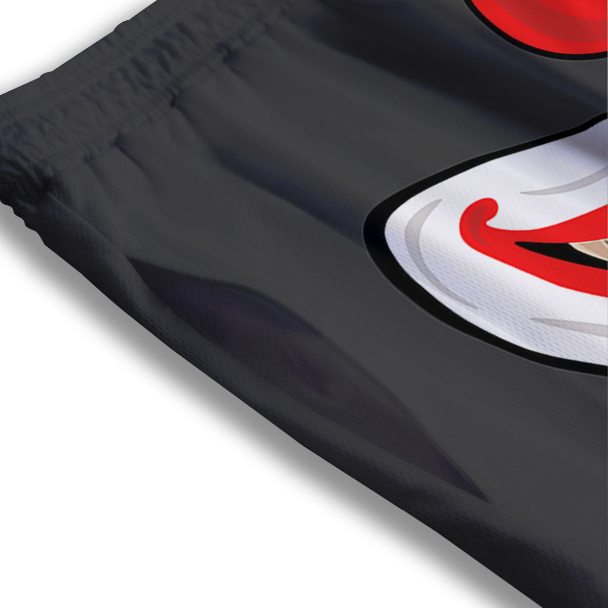 Smiling Clown Halloween Print Mesh Shorts