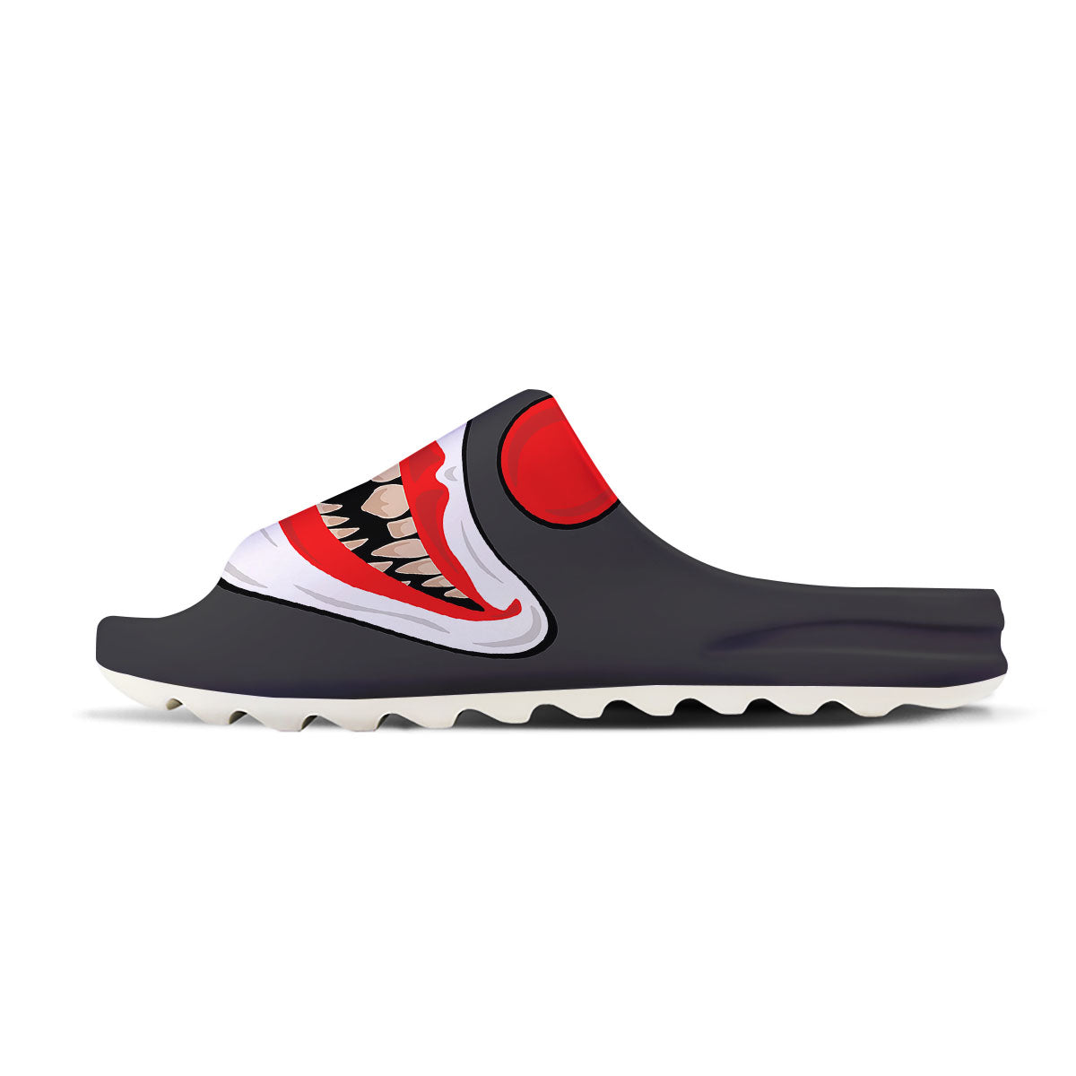 Smiling Clown Halloween Print Sandals-grizzshop