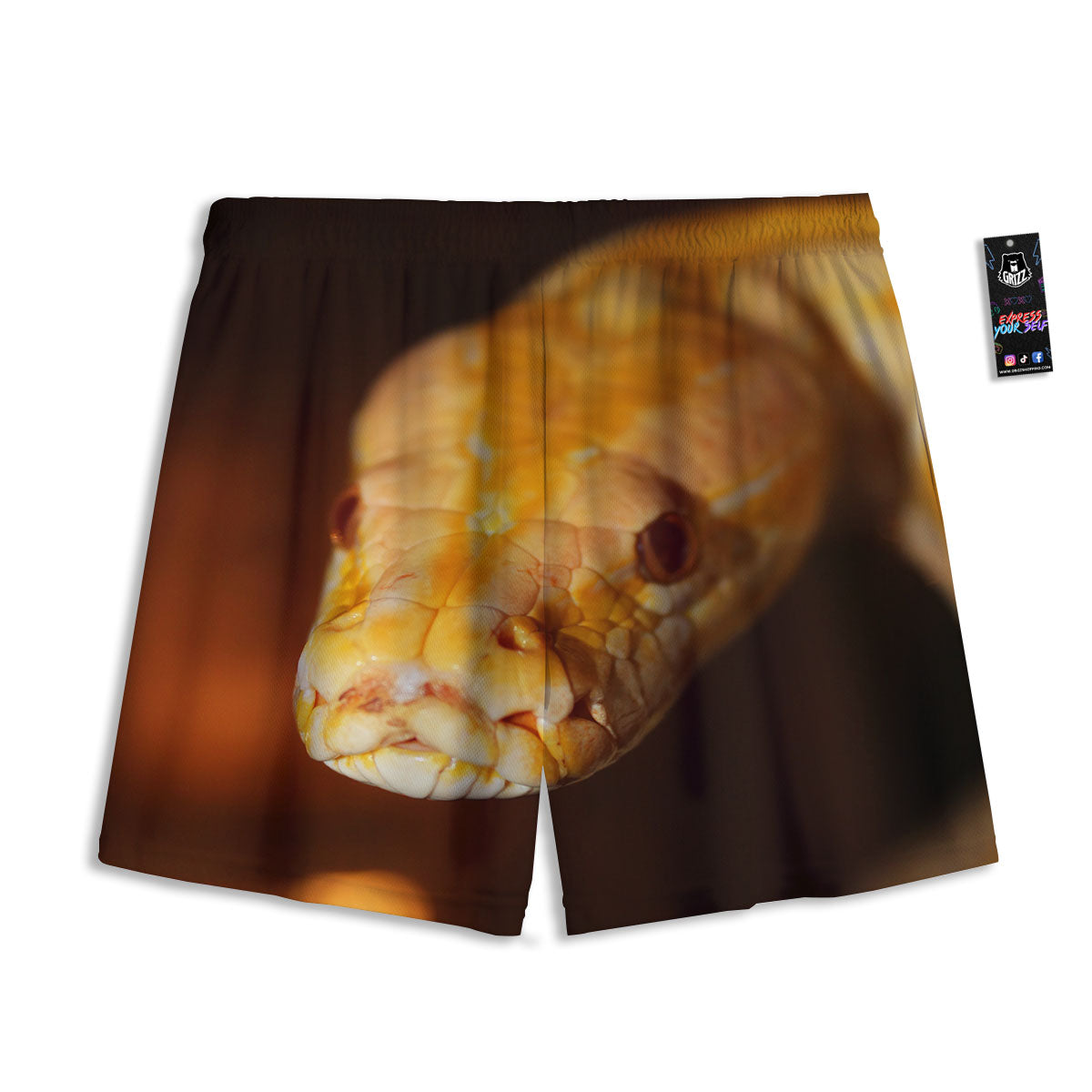 Shamrock Leaf Green Print Pattern Mesh Shorts