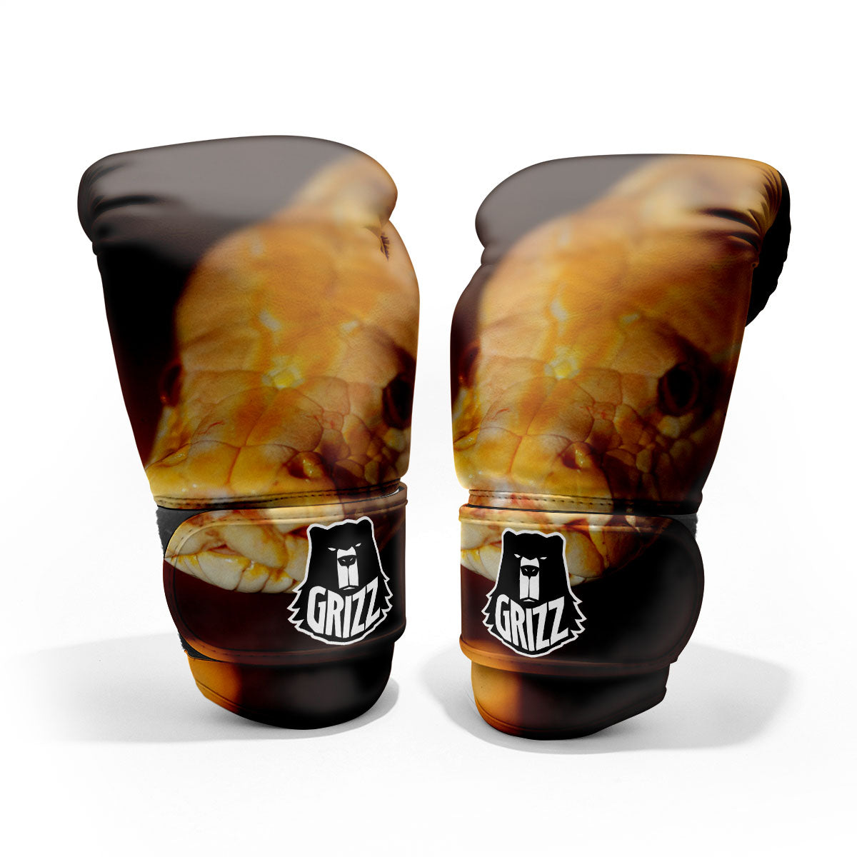 Snake Albino Print Pro Boxing Glove