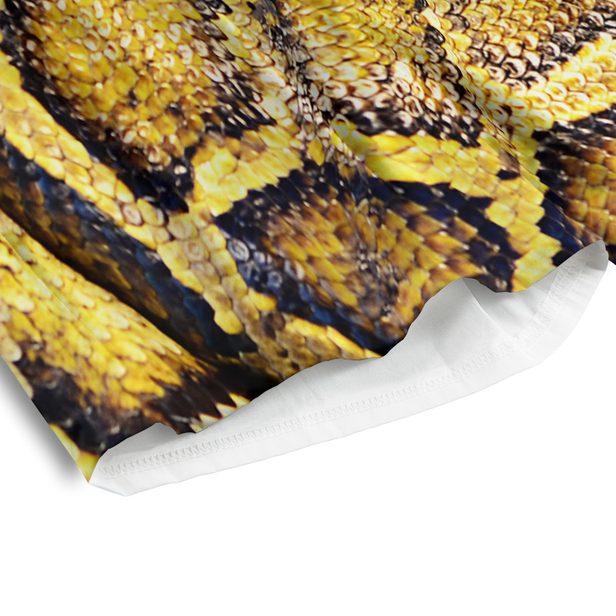 Snake Burmese Python Print Men's Athletic Shorts