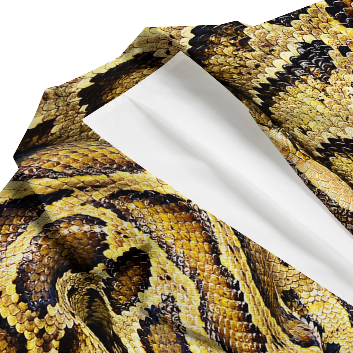Snake Burmese Python Print Men's Blazer-grizzshop