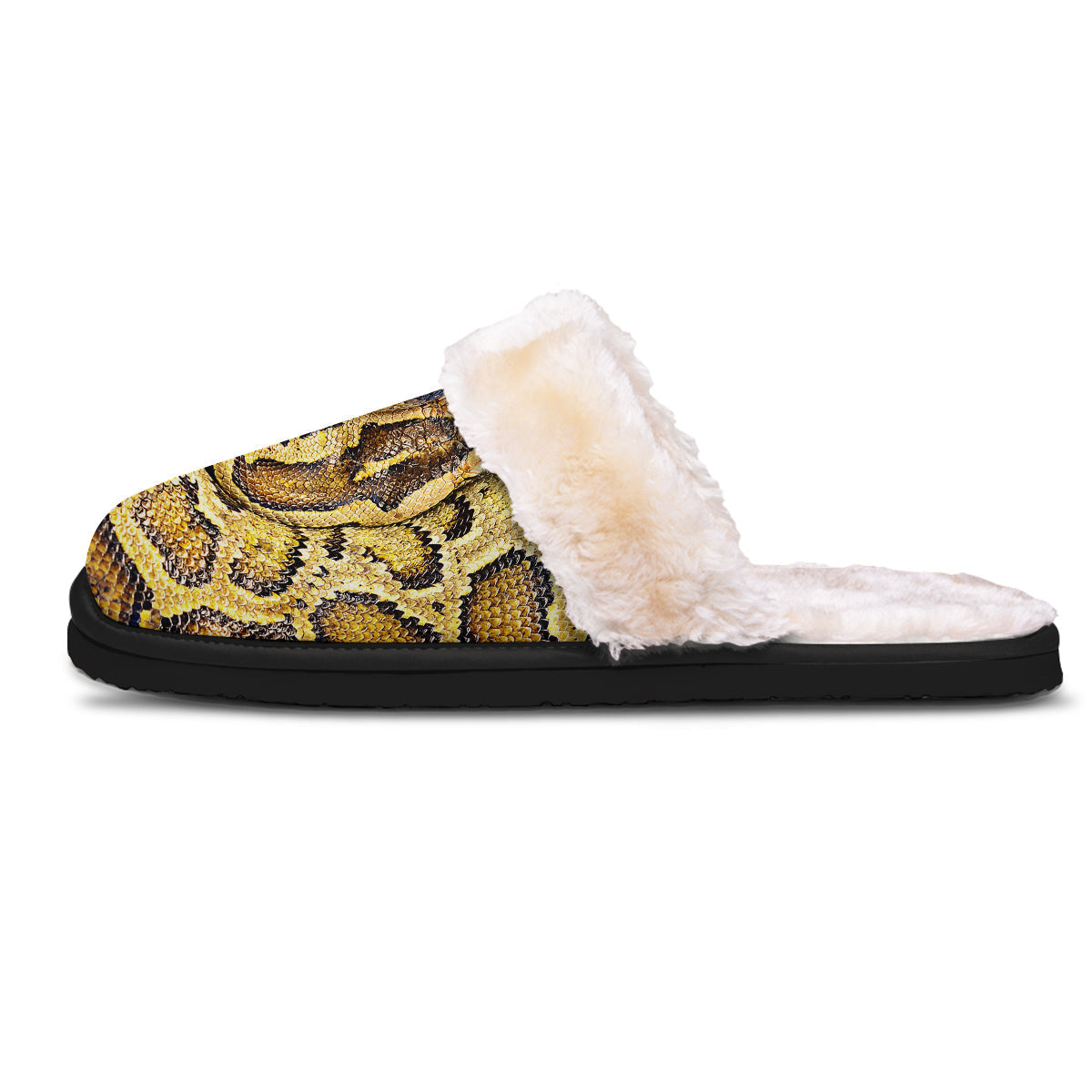 Snake Burmese Python Print Slippers-grizzshop