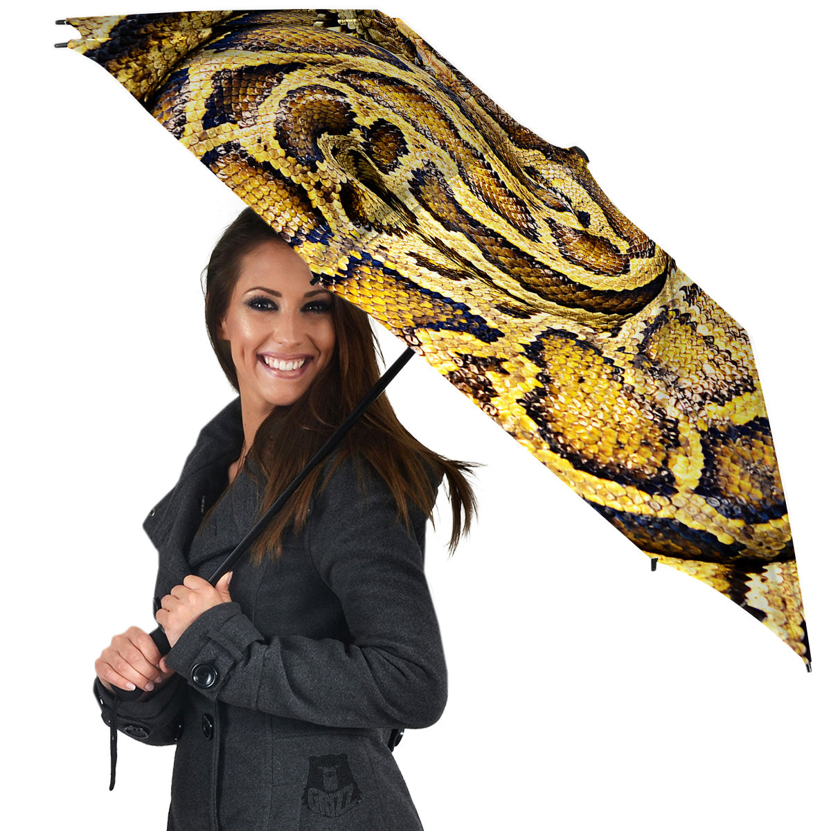 Snake Burmese Python Print Umbrella-grizzshop