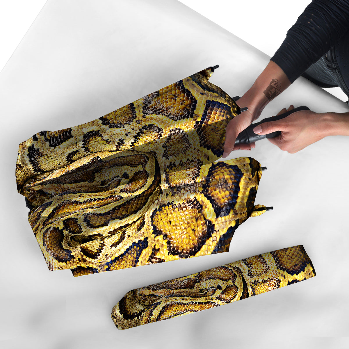 Snake Burmese Python Print Umbrella-grizzshop