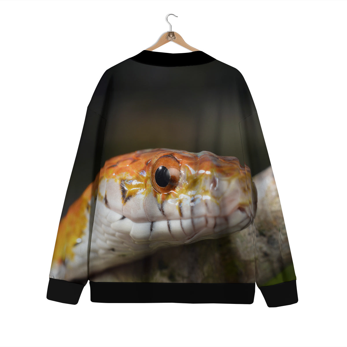 Snake Corn Print Cardigan-grizzshop