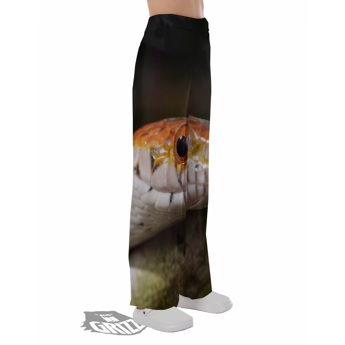 Snake Corn Print Pajama Pants-grizzshop