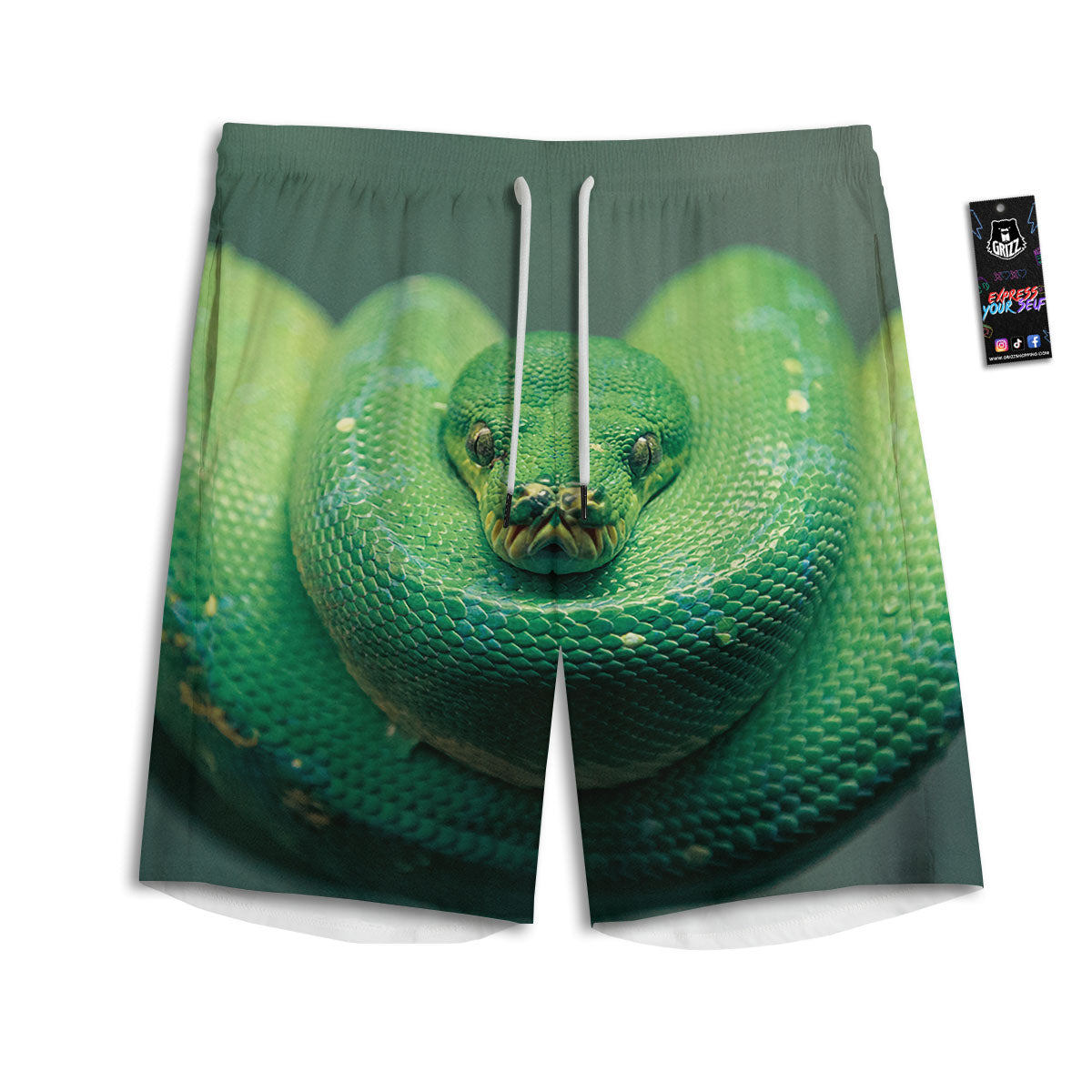 St. Patrick's Day Irish Checkered Print Men's Athletic Shorts