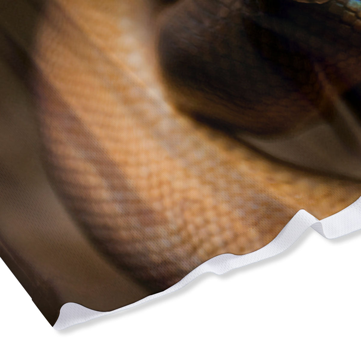 Snake Leiopython Print Mesh Shorts