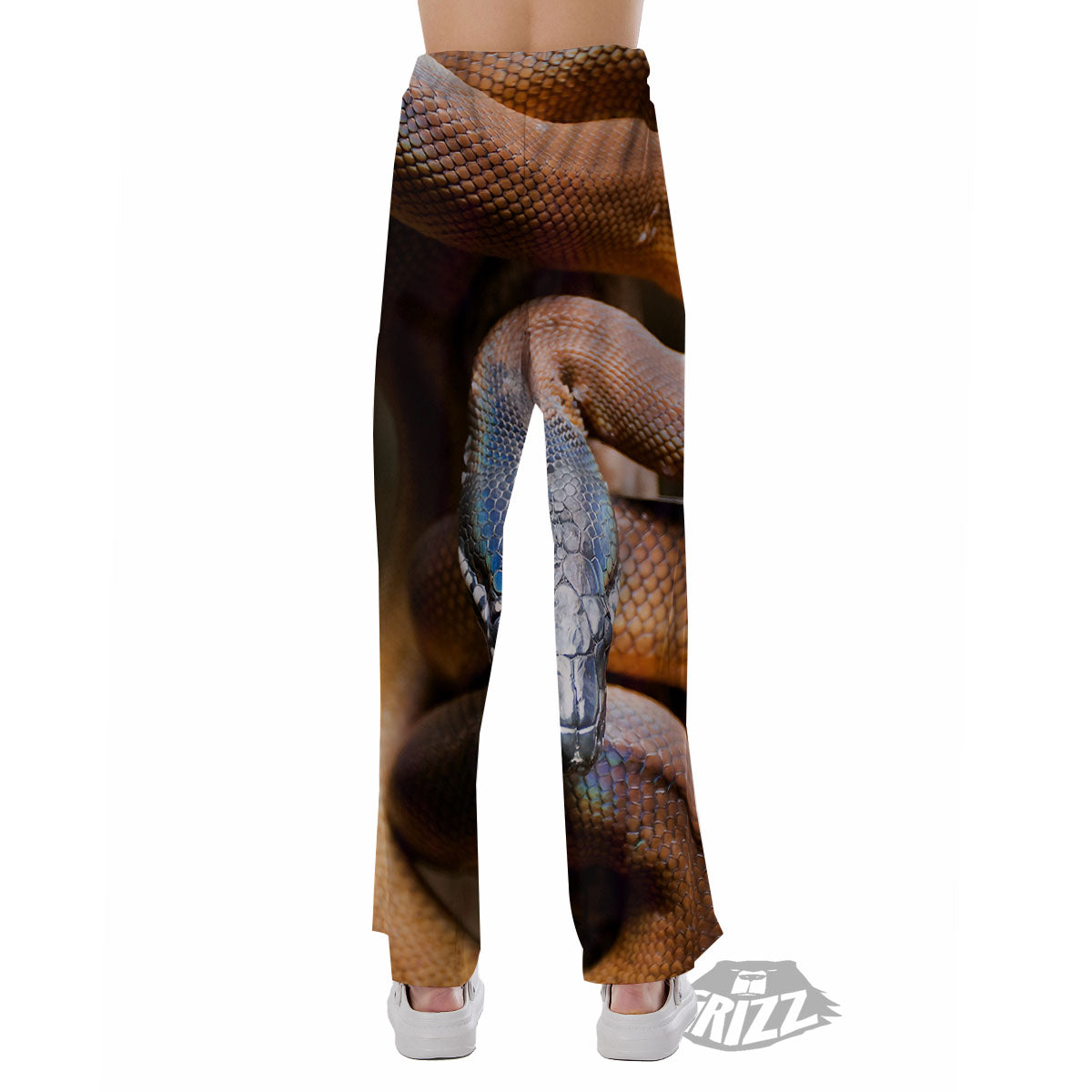 Snake Leiopython Print Pajama Pants-grizzshop