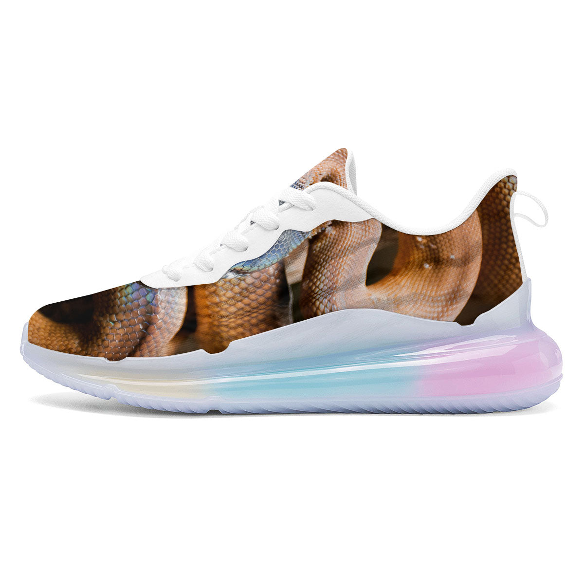 Snake Leiopython Print Running Sneakers-grizzshop
