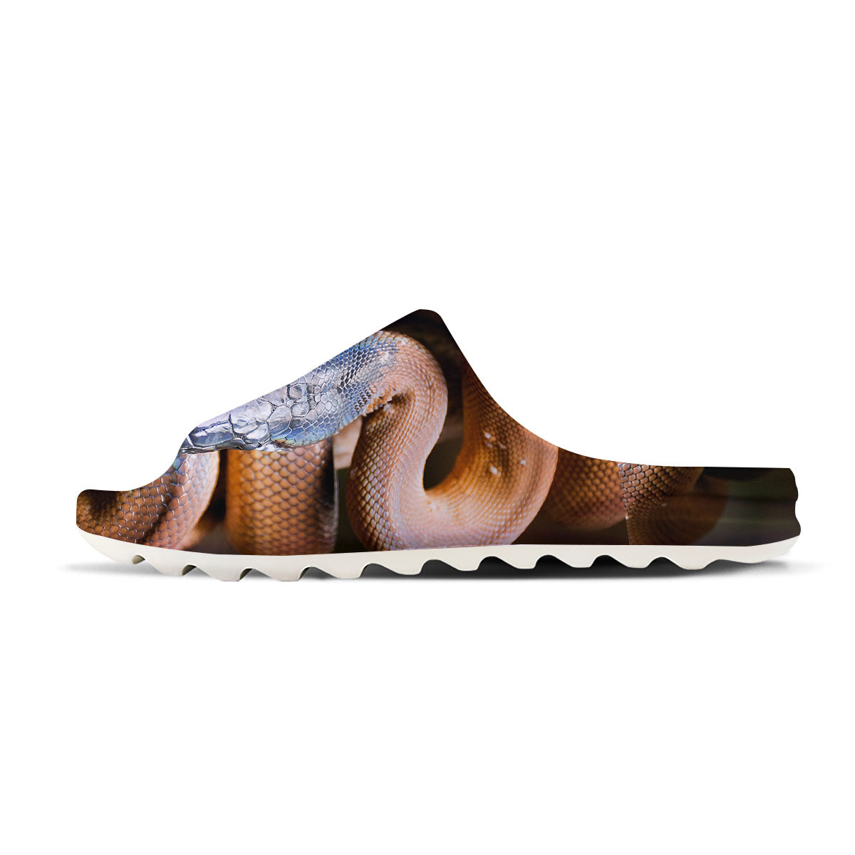 Snake Leiopython Print Sandals-grizzshop