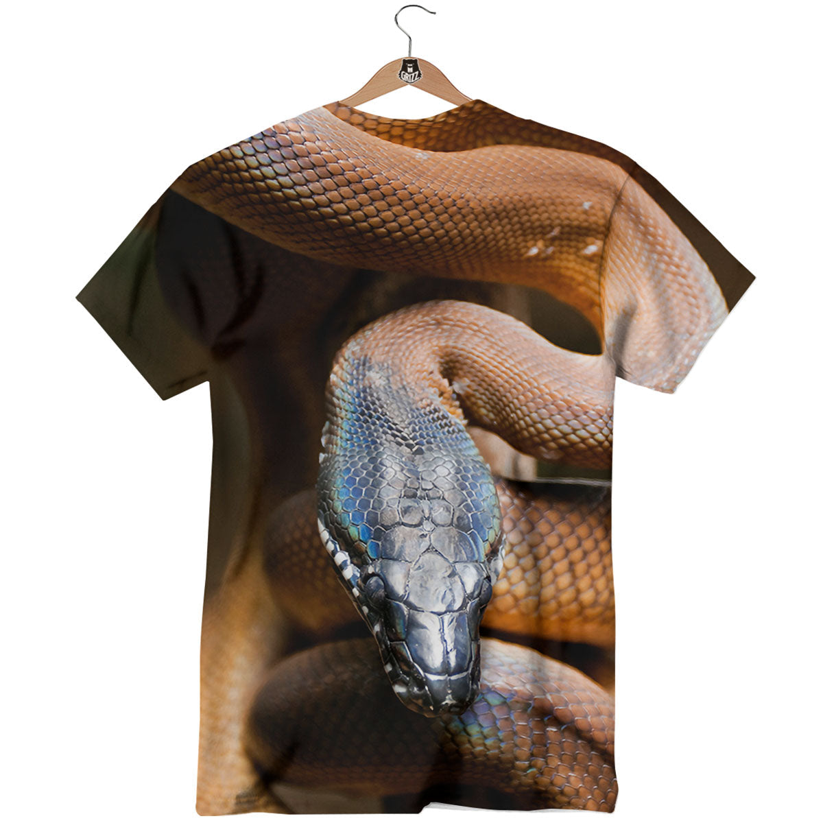 Snake Leiopython Print T-Shirt-grizzshop