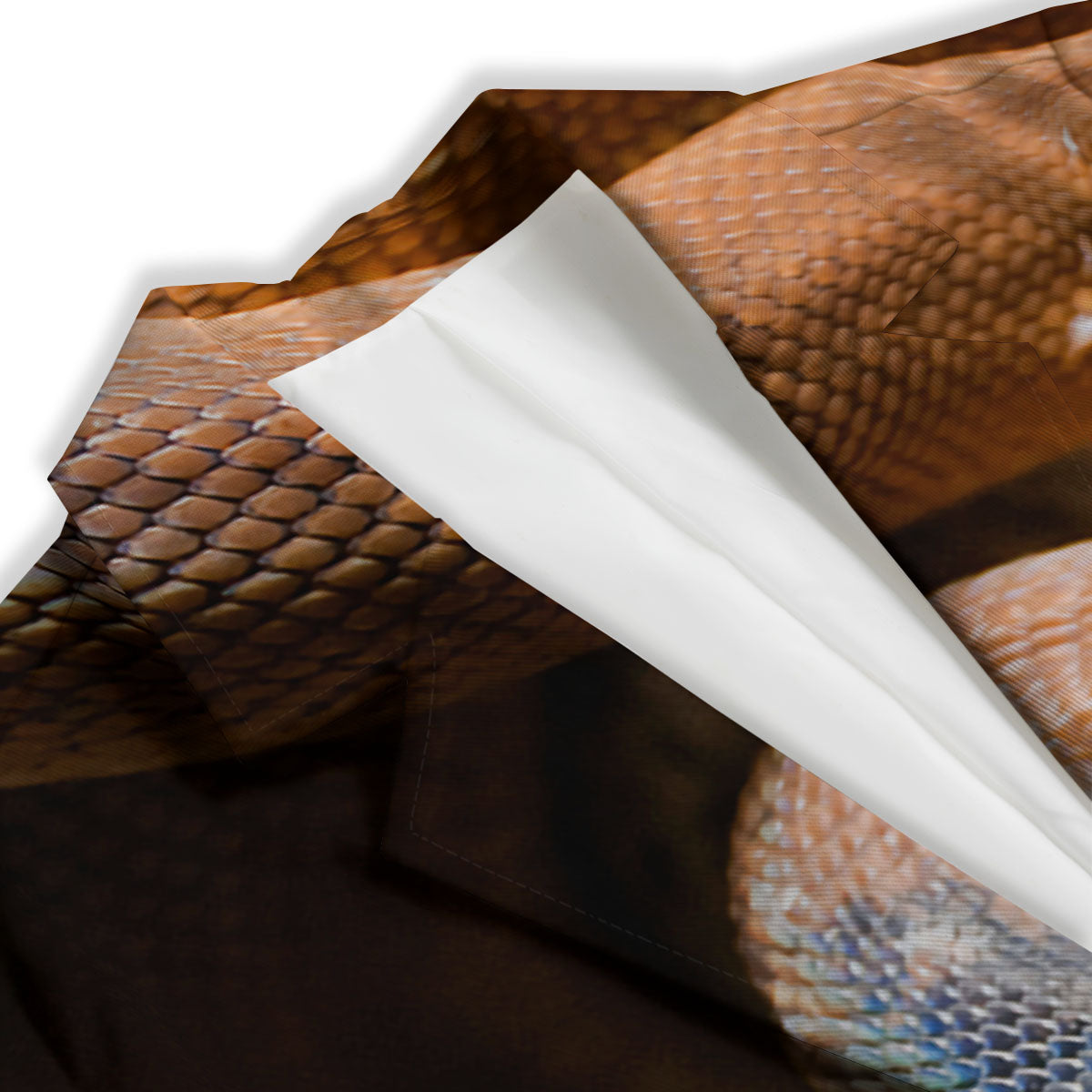 Snake Leiopython Print Women's Blazer-grizzshop
