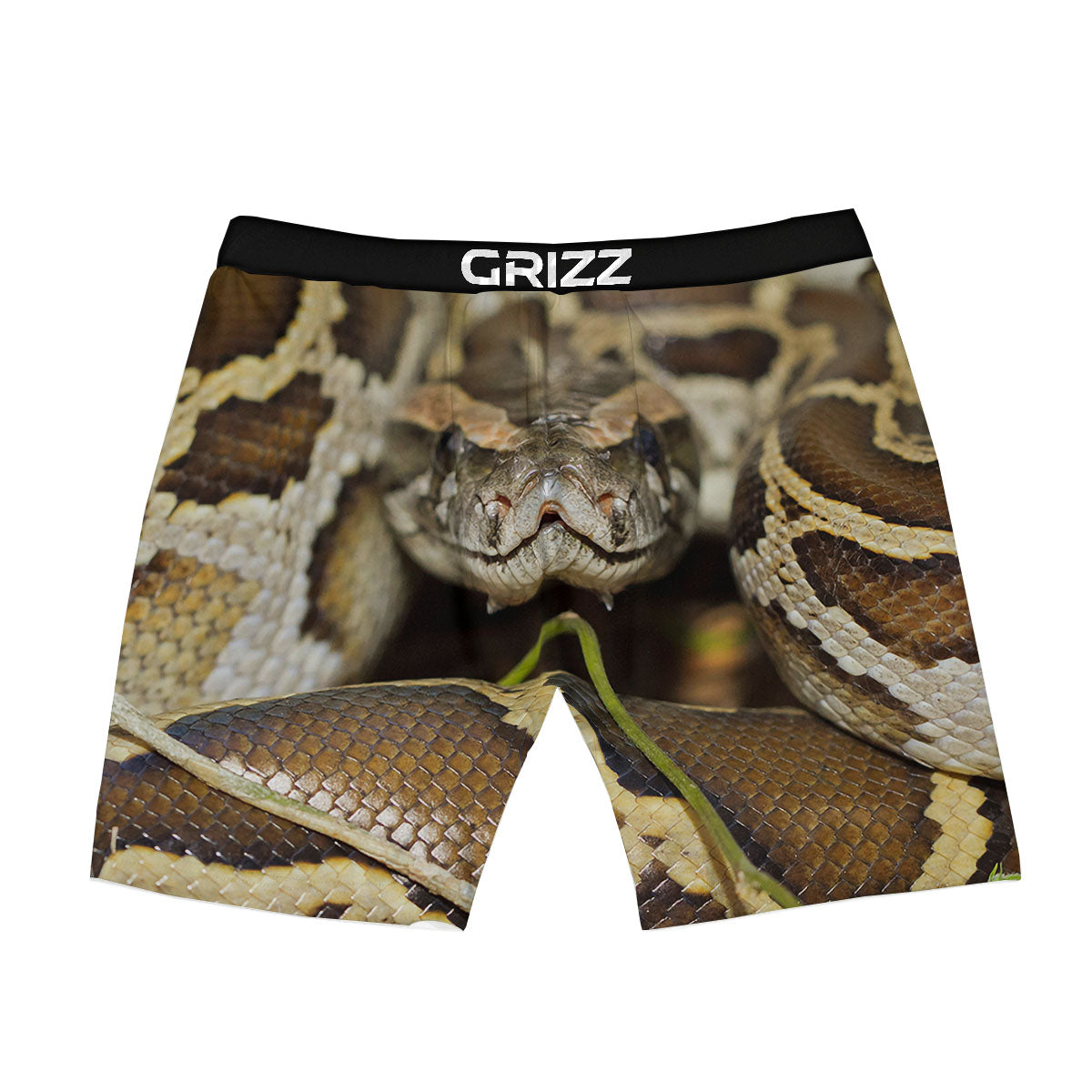 Snake Python Print Boxer Briefs-grizzshop
