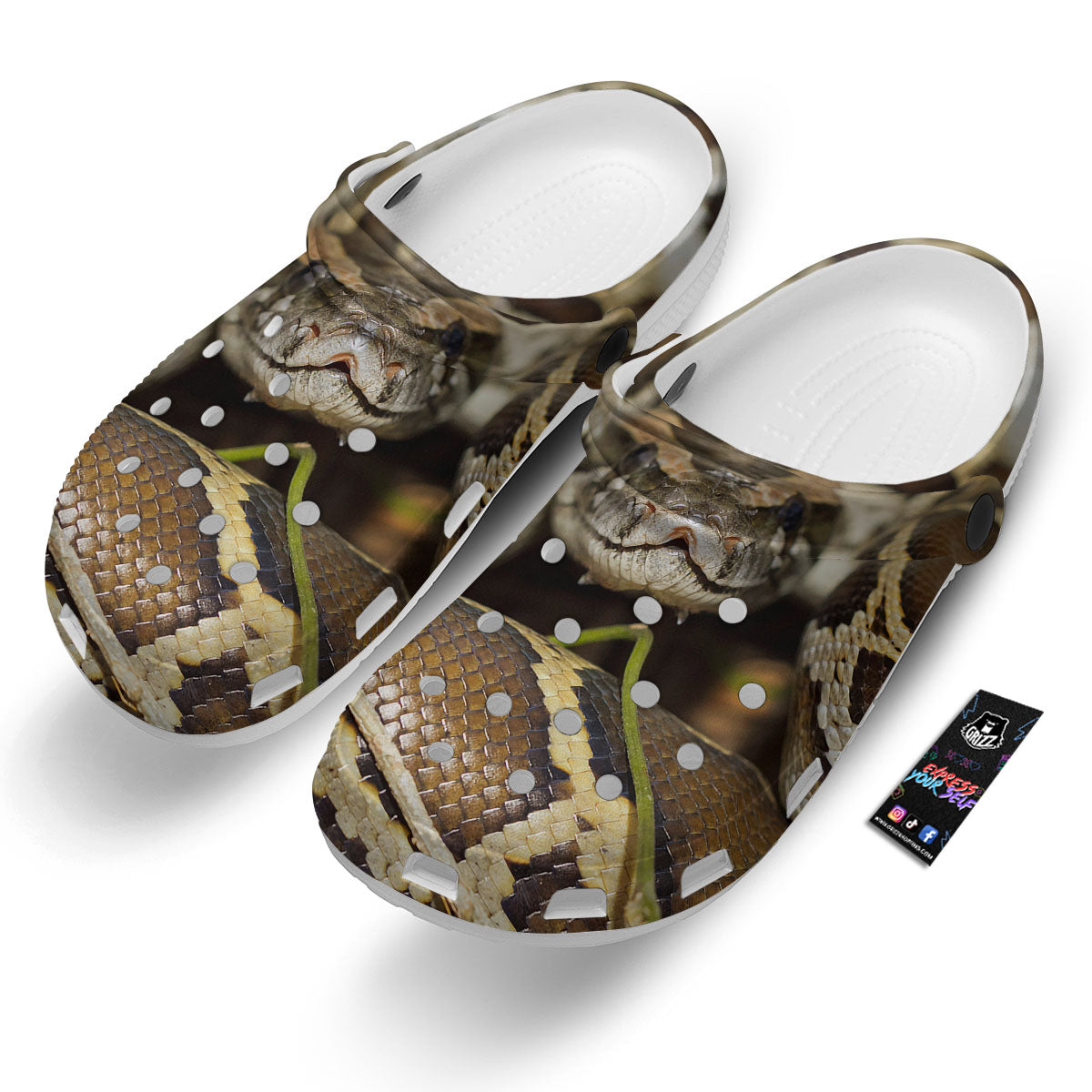 Snake Python Print Clog-grizzshop