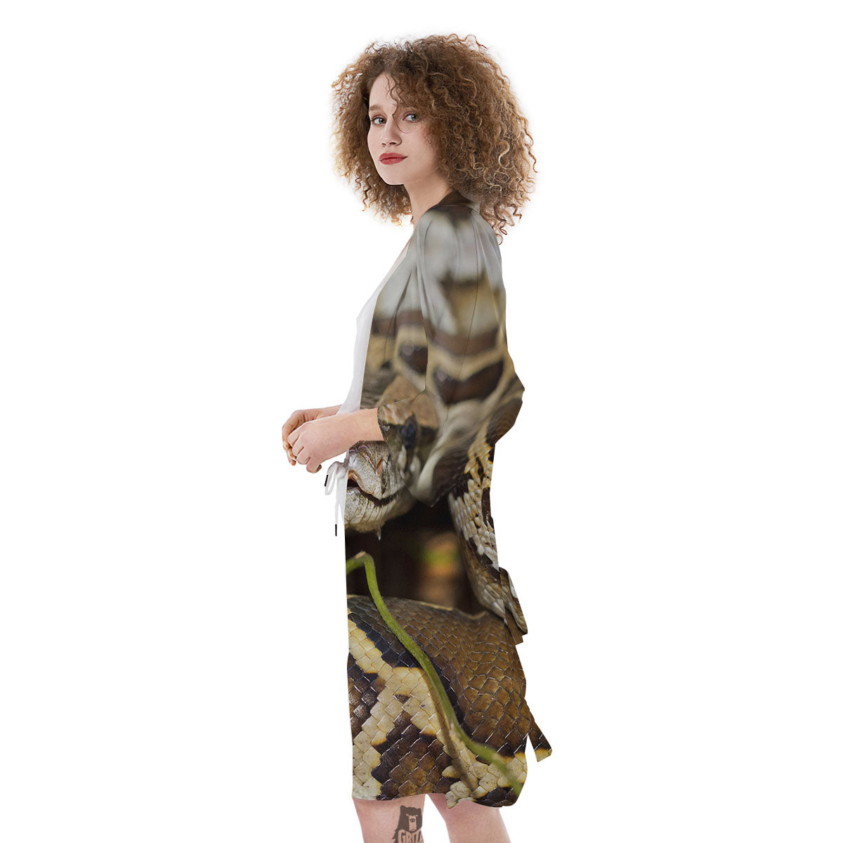 Snake Python Print Kimono-grizzshop