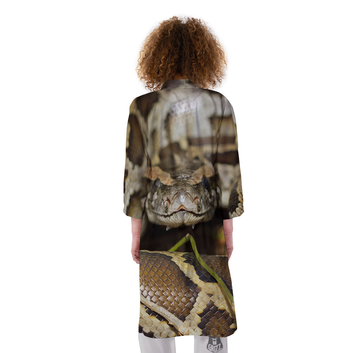 Snake Python Print Kimono-grizzshop