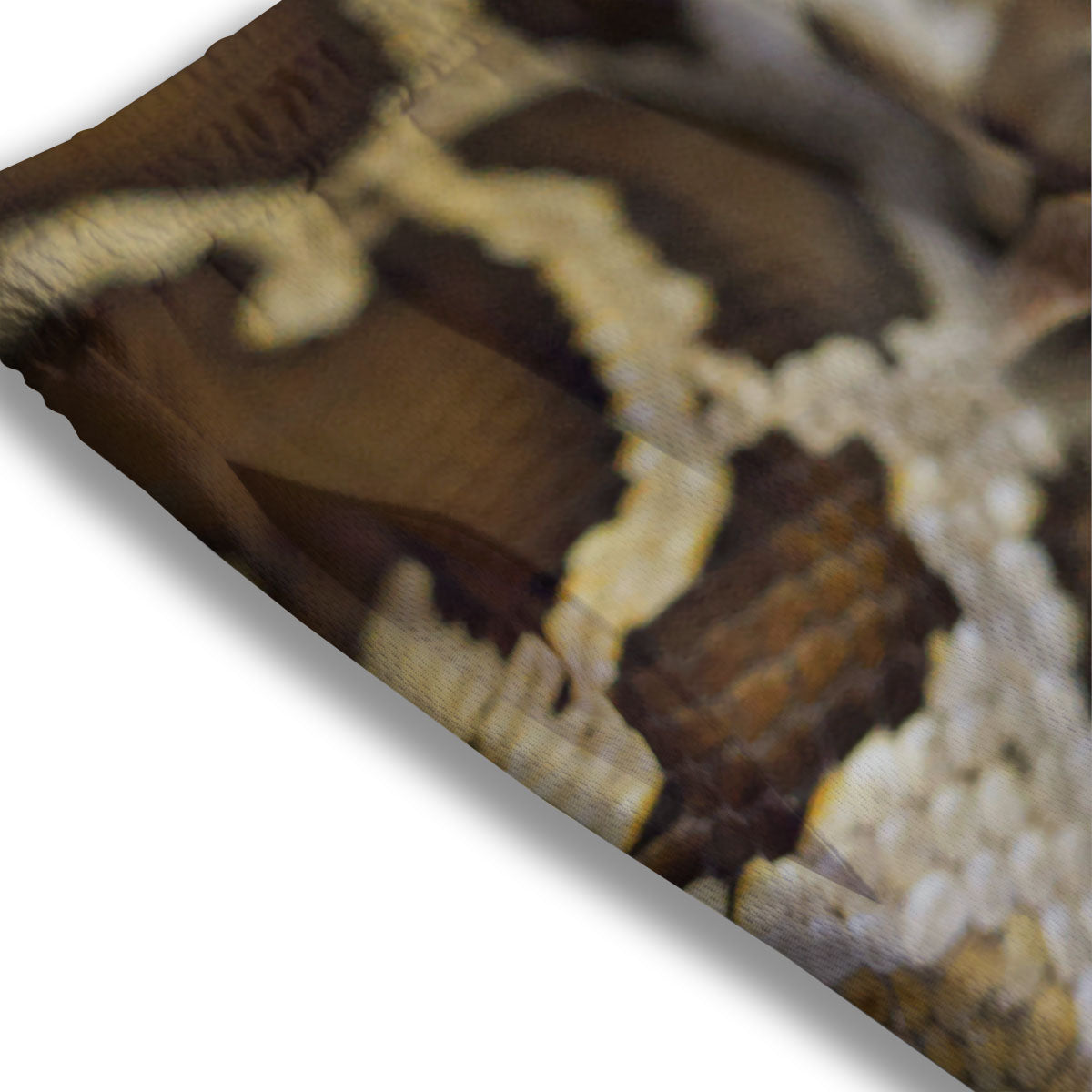 Snake Python Print Mesh Shorts