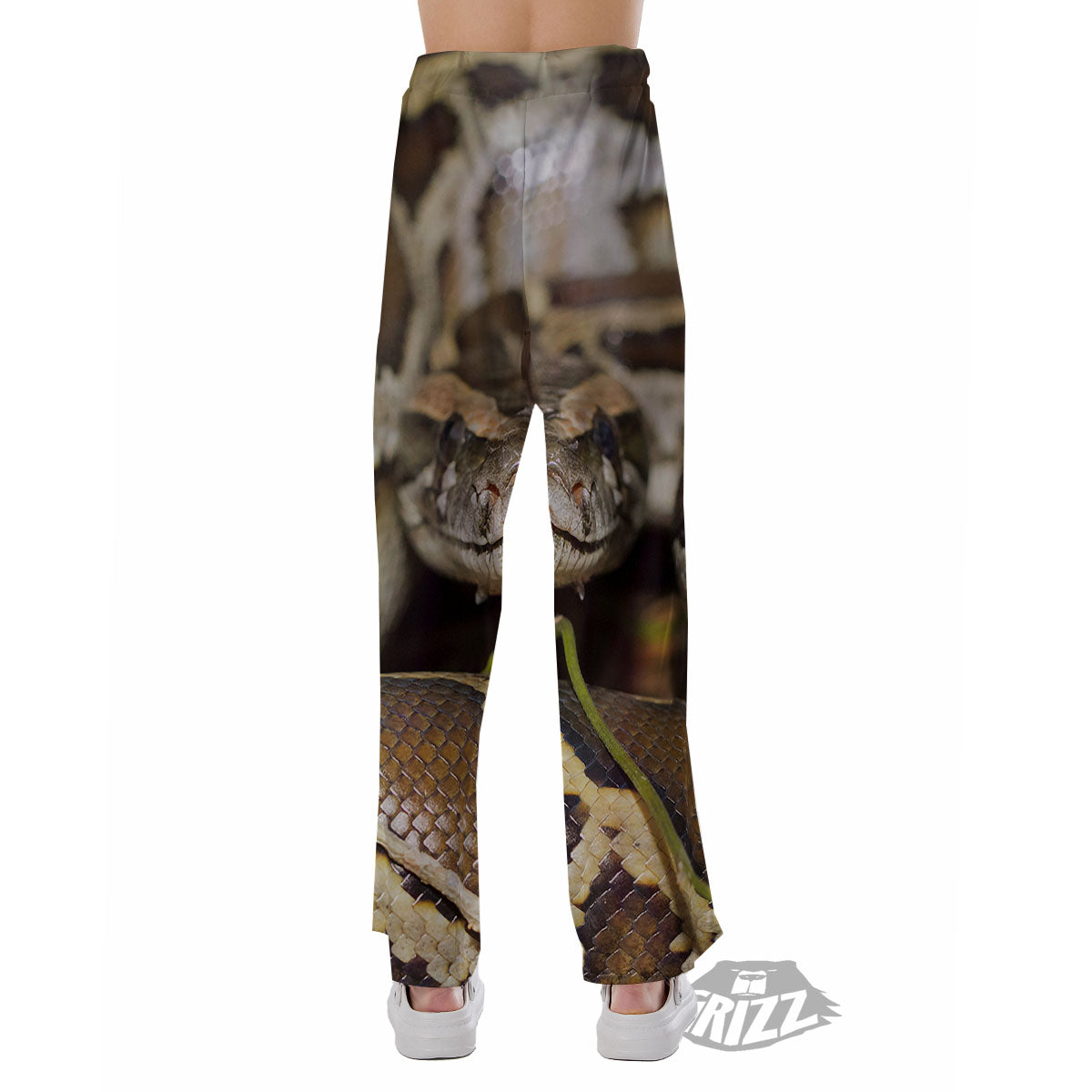 Snake Python Print Pajama Pants-grizzshop