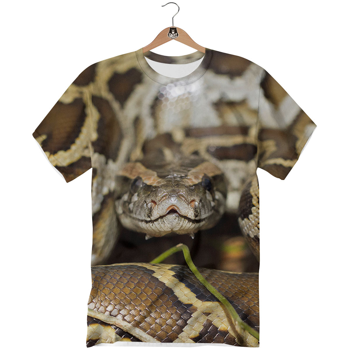 Snake Python Print T-Shirt-grizzshop