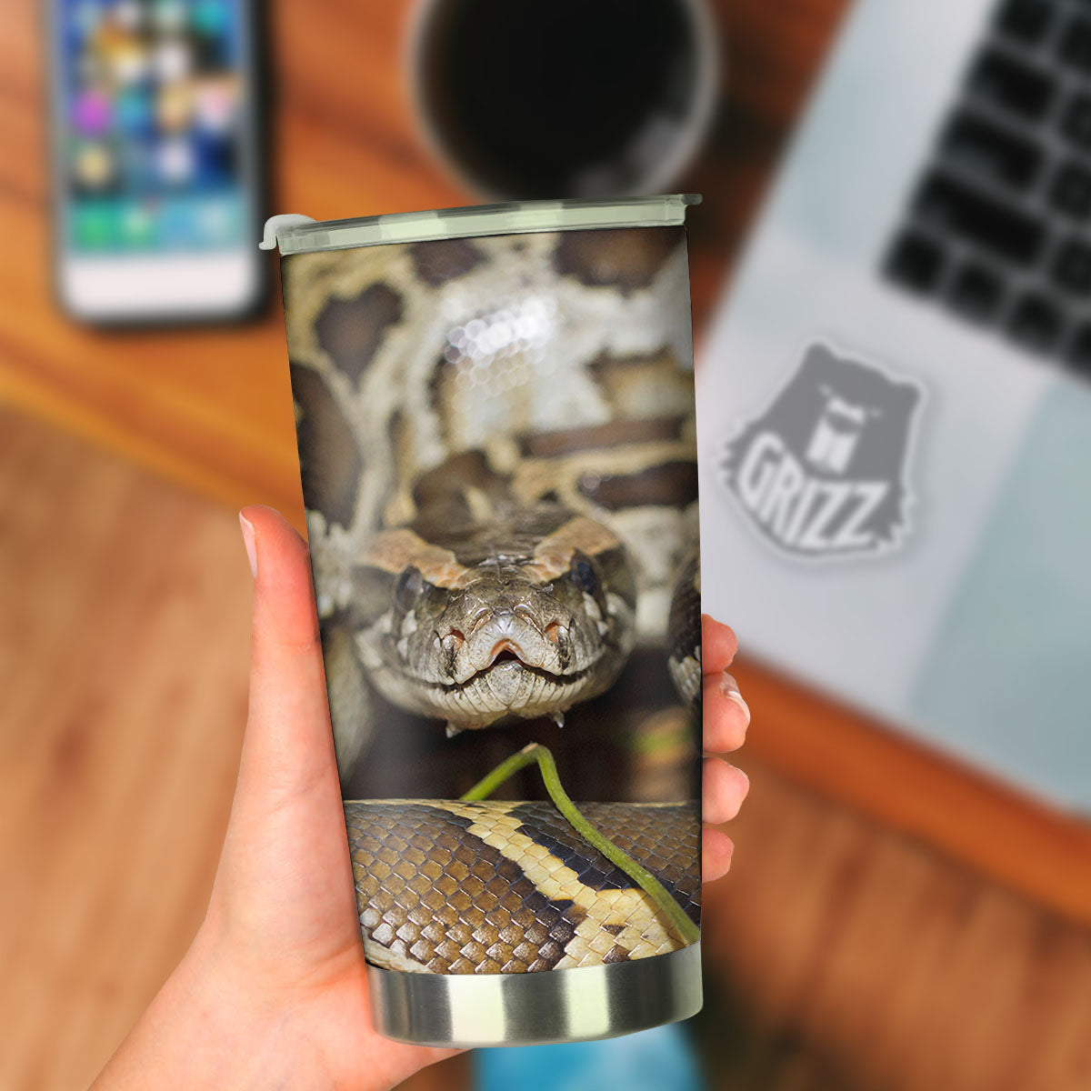 Snake Python Print Tumbler-grizzshop