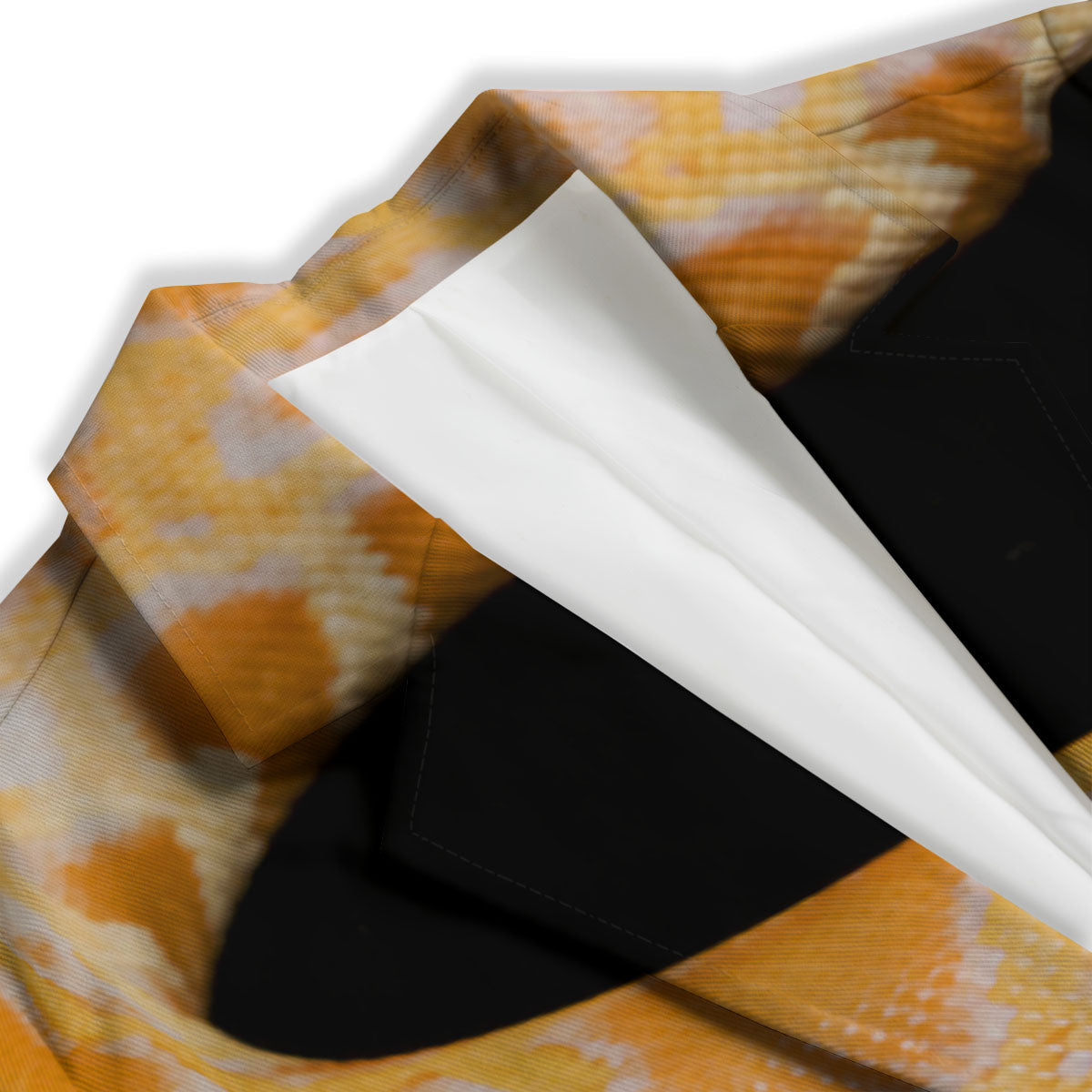 Snake Python Yellow Print Women's Blazer-grizzshop