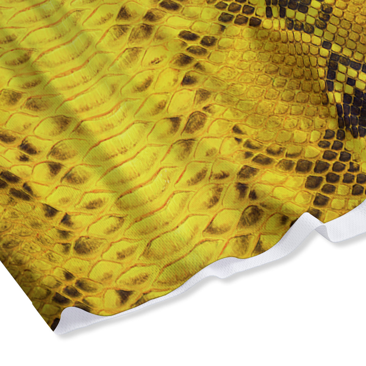 Sun And Gold Moon Print Mesh Shorts