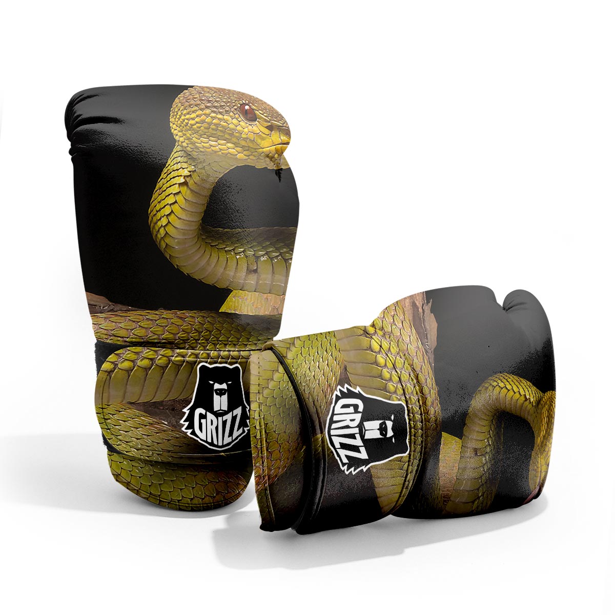 Snake Trimeresurus Albolabris Print Pro Boxing Glove