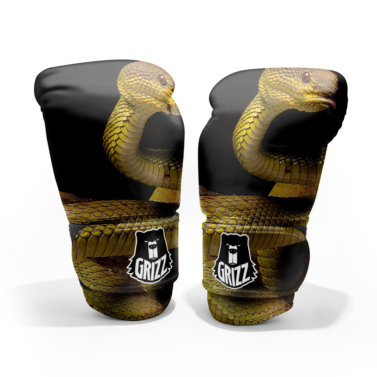 Snake Trimeresurus Albolabris Print Pro Boxing Glove