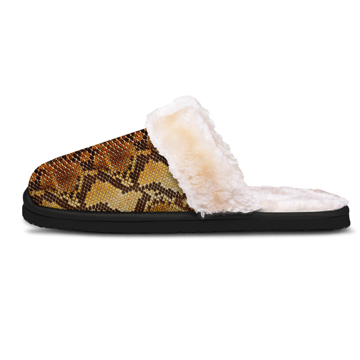 Snakeskin Leathers Print Slippers-grizzshop