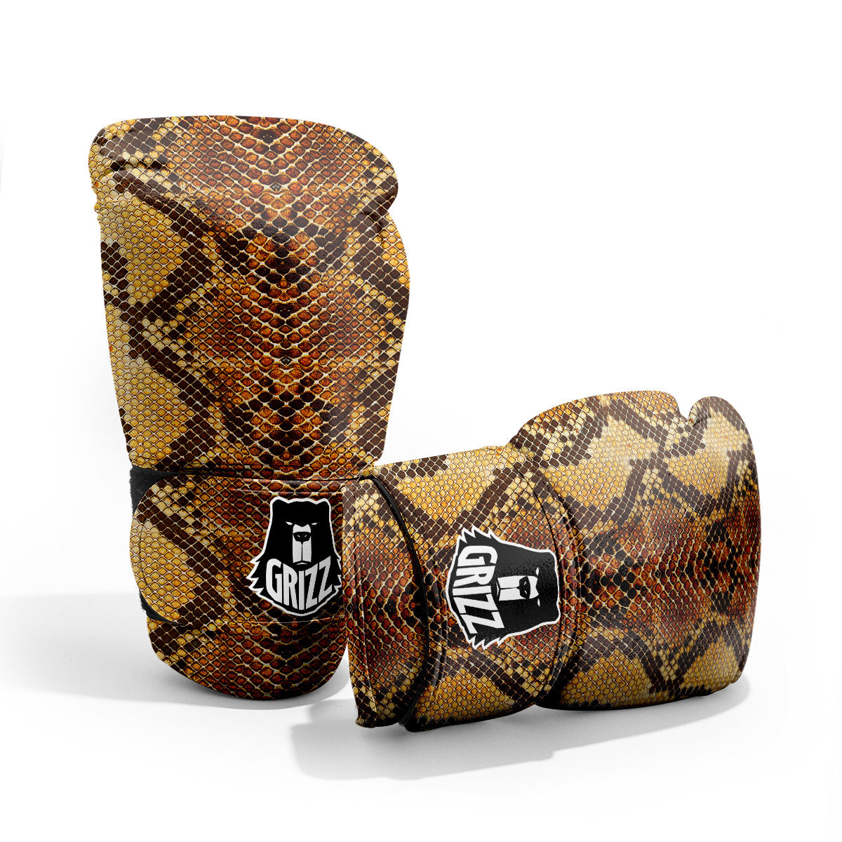 Snakeskin Leathers Print Pro Boxing Glove