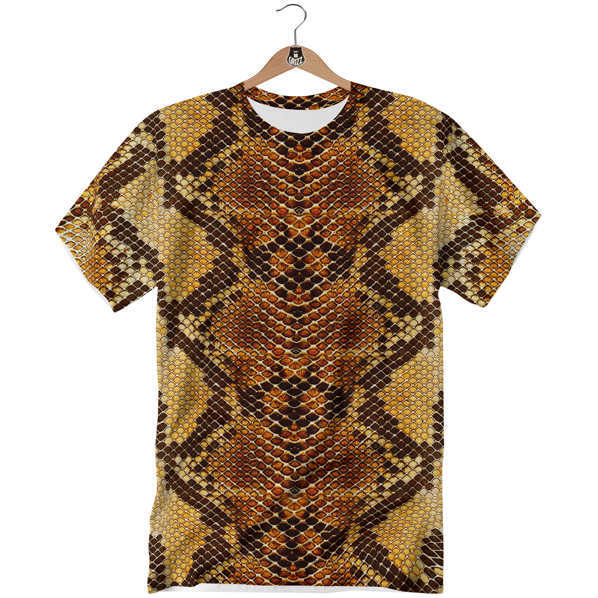 Snakeskin Leathers Print T-Shirt-grizzshop