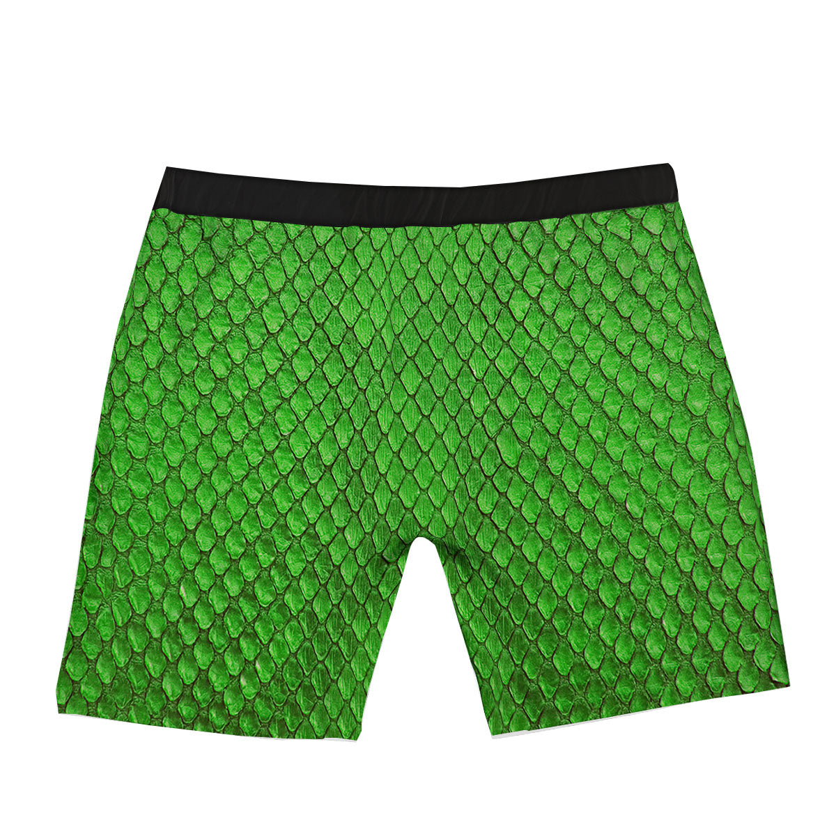 Snakeskin Python Green Print Boxer Briefs-grizzshop